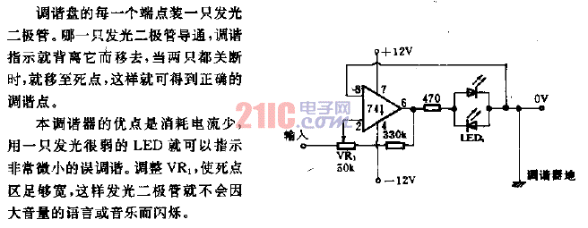 <strong>發(fā)光二極管</strong>調(diào)諧指示<strong>電路</strong>.gif
