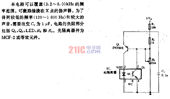 負阻<strong>發(fā)光二極管</strong><strong>振蕩電路</strong>.gif