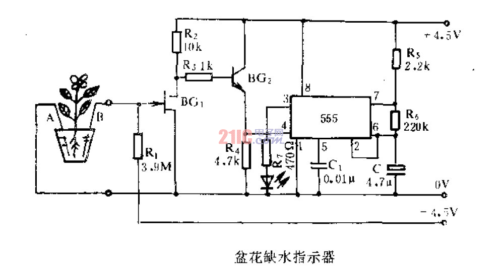 盆花缺水<strong>指示器</strong> .gif