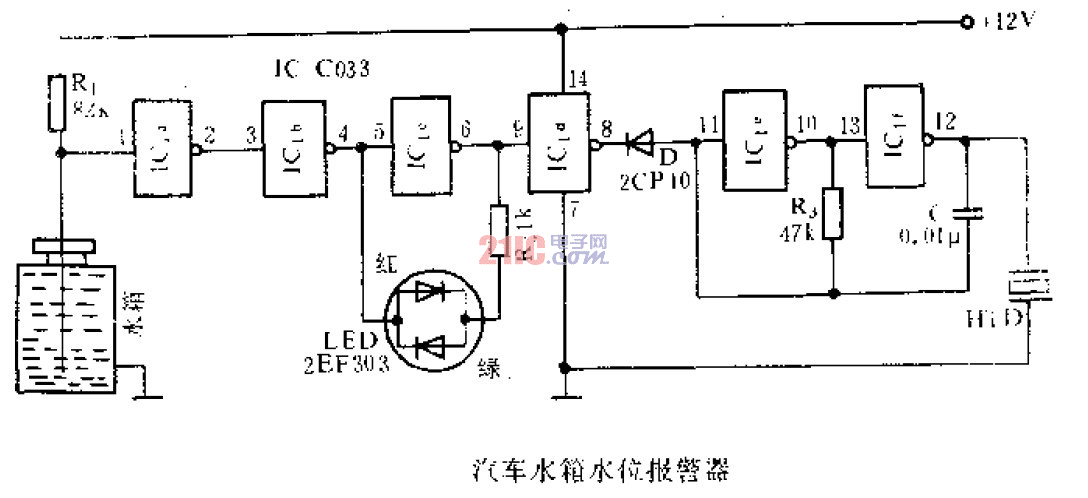 <strong>汽車</strong>水箱水位<strong>報警器</strong> .gif