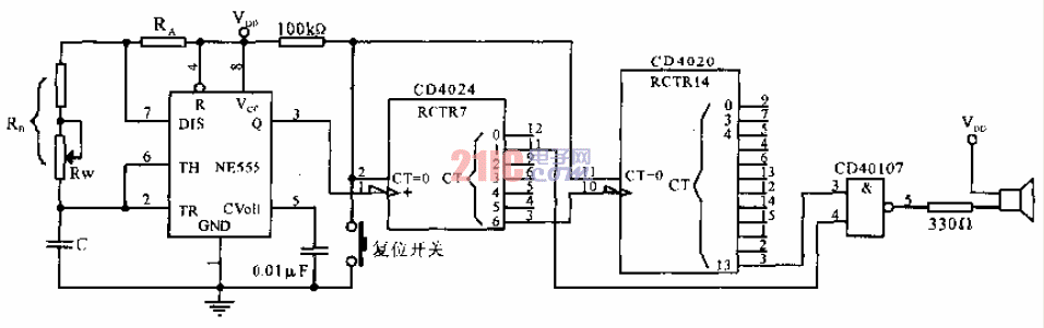 袖珍<strong>電子</strong>定時器<strong>電路圖</strong>.gif
