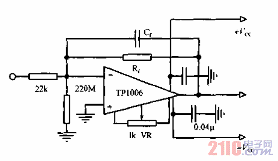 <strong>壓電加速度計</strong>的電荷型<strong>放大器電路</strong>.gif
