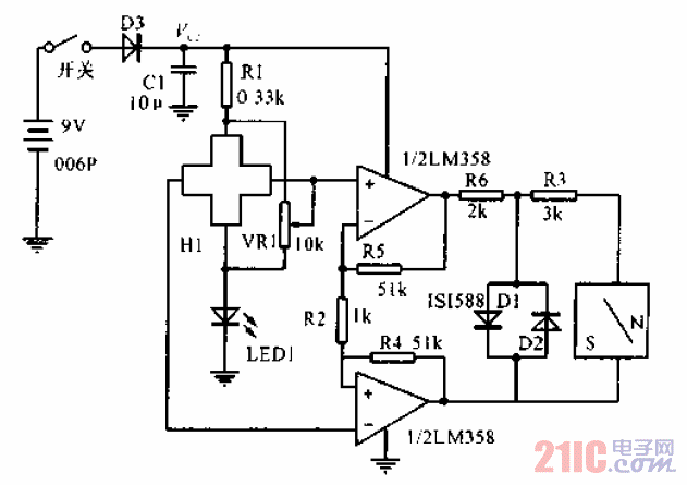 磁極<strong>檢測(cè)電路</strong>.gif