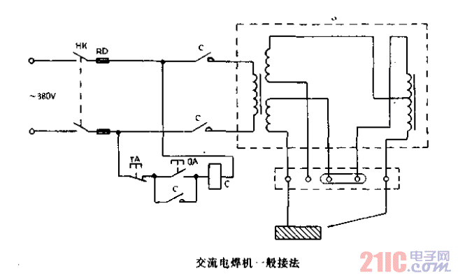 交流<strong>電焊機(jī)</strong>一般接法.gif