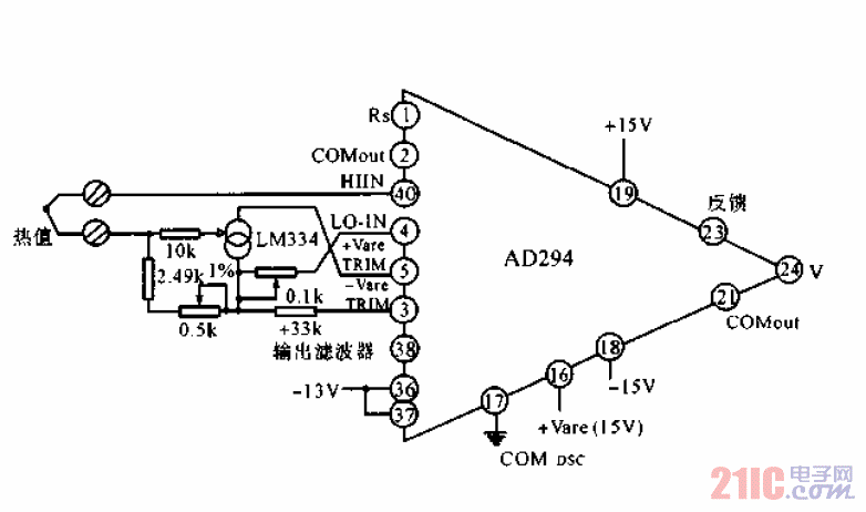 <strong>冷端補償</strong>的<strong>隔離輸出</strong>型<strong>熱電偶</strong><strong>測溫電路</strong>.gif