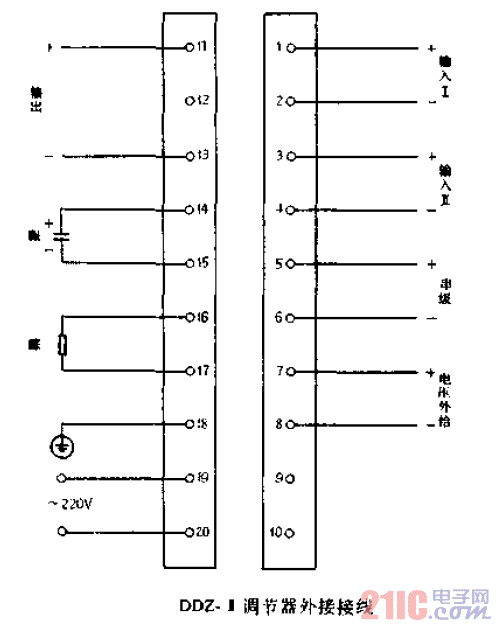 DDZ-1<strong>調(diào)節(jié)器</strong>外接<strong>接線</strong>.gif
