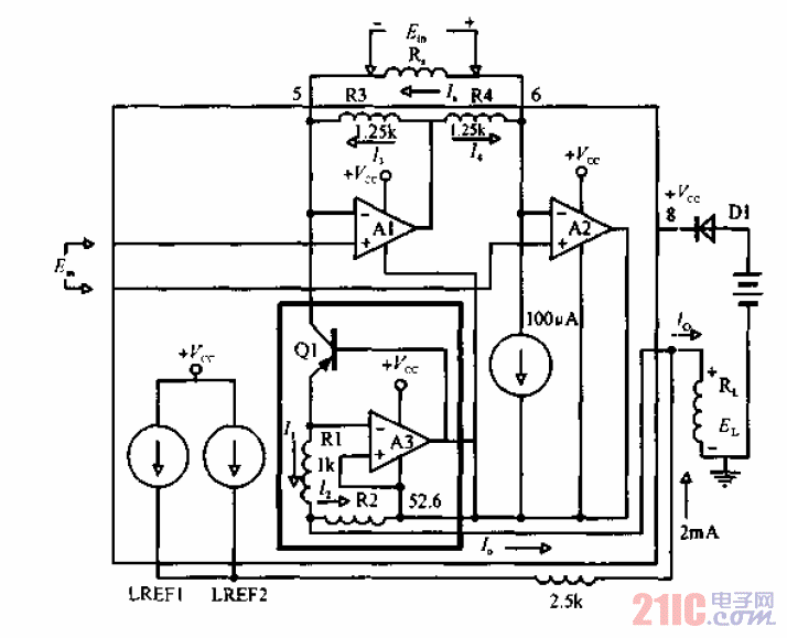 XTR101<strong>功能電路</strong>.gif