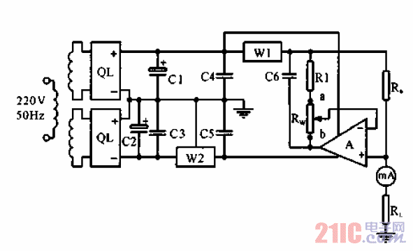 <strong>電渦流傳感器</strong>在鋼板測寬中的<strong>應用電路</strong>.gif