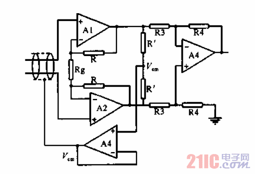 <strong>單電源供電</strong><strong>電橋</strong><strong>放大電路</strong>.gif