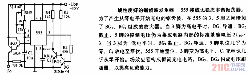 <strong>線性</strong>度好的<strong>鋸齒波發(fā)生器</strong><strong>電路圖</strong>.gif