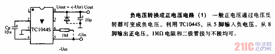 負<strong>電壓轉(zhuǎn)換</strong>成正電<strong>壓電</strong>路圖1.gif