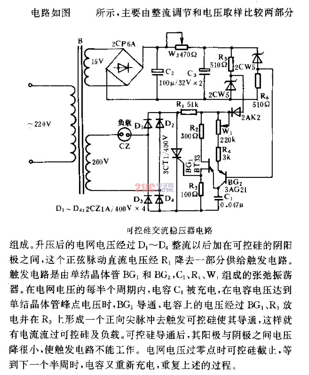 <strong>可控硅</strong><strong>交流穩(wěn)壓器</strong><strong>電路</strong>.gif
