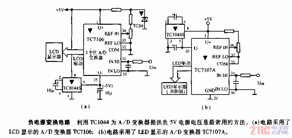 <strong>TC</strong>7107負(fù)<strong>電源</strong>變換<strong>電路圖</strong>.gif