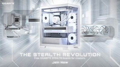 技嘉科技 STEALTH Revolution 玩轉(zhuǎn)簡約裝機美學(xué) 力邀創(chuàng)作者打造純白夢幻桌機