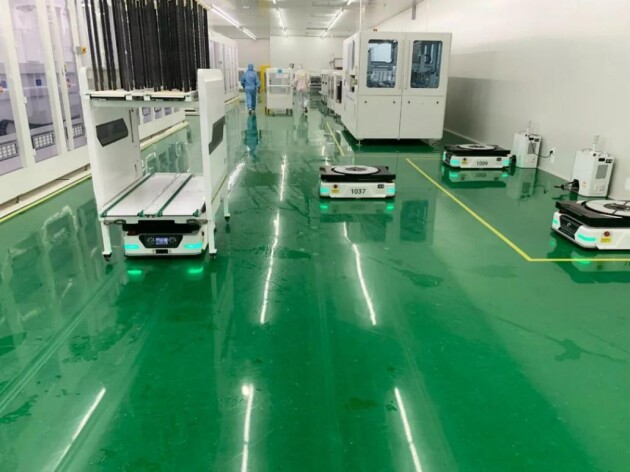 降本增效！斯坦德機(jī)器人63臺AMR助力光伏企業(yè)實現(xiàn)物料全自動搬運