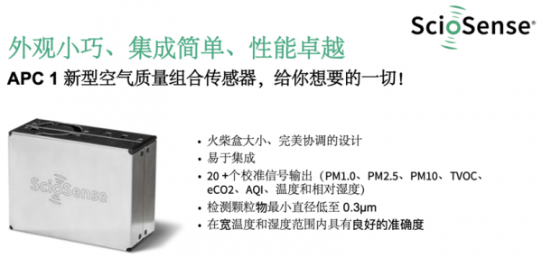 睿感（ScioSense）發(fā)布新品空氣質(zhì)量傳感器，賦能健康生活