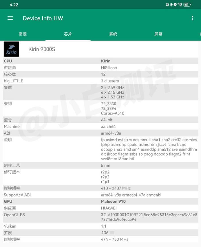 新版麒麟9000s來了！同宗同源，性能不同