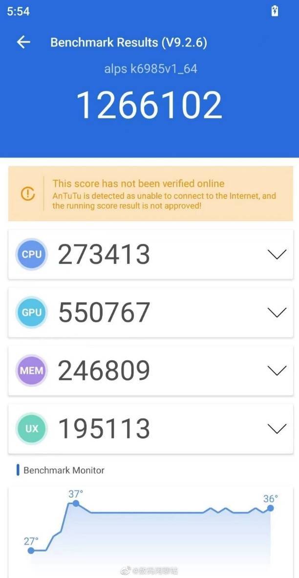 曝天璣9200跑分超126萬，頂級(jí)性能樹起高端市場(chǎng)新標(biāo)桿