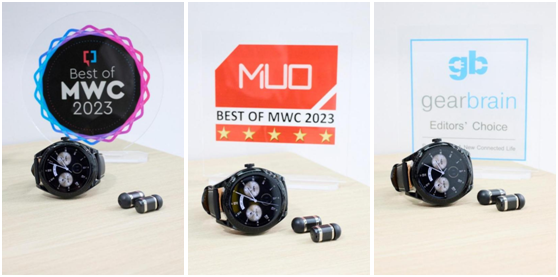 華為穿戴新物種驚艷巴展，榮獲MWC 2023多個媒體大獎