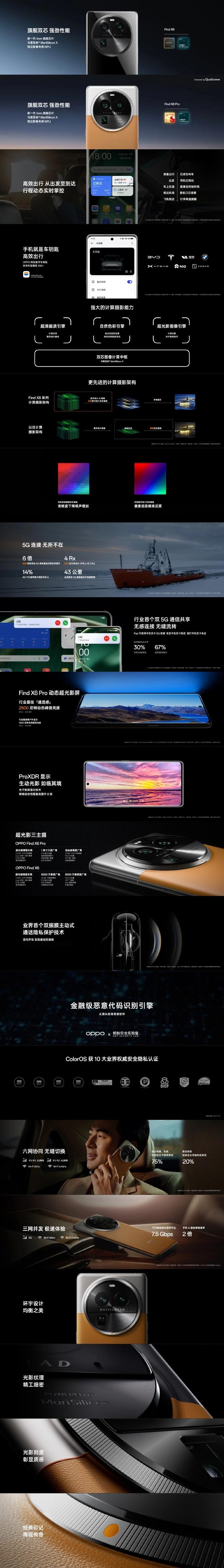 搭載自研馬里亞納芯片，OPPO Find X6 系列發(fā)布