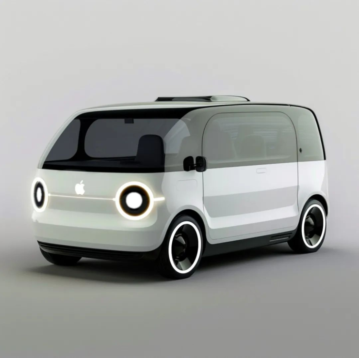 蘋果汽車原型細節(jié)曝光：外型酷似面包、游戲手柄開車！