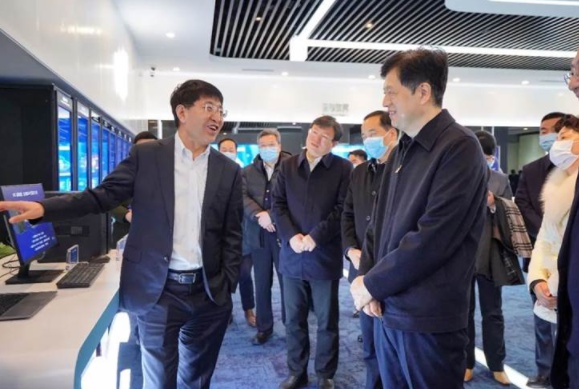 宿州市委書記楊軍、市長(zhǎng)王啟榮一行到訪新華三集團(tuán)參觀調(diào)研