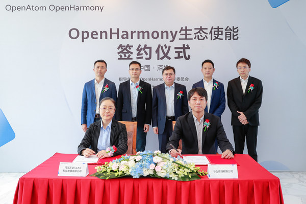 軟通動(dòng)力子公司鴻湖萬聯(lián)成為華為首批OpenHarmony生態(tài)使能伙伴