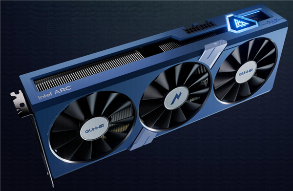 罕見的藍(lán)黑雙煞！藍(lán)戟Intel Arc A770顯卡精美圖賞