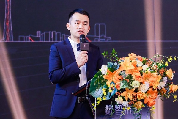 圖：美的集團副總裁兼樓宇科技事業(yè)部總裁管金偉發(fā)言