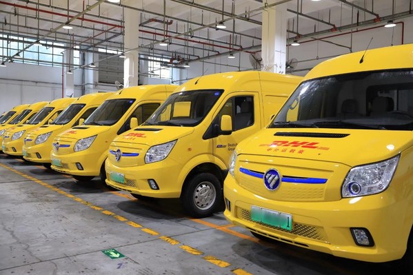 DHL快遞中國(guó)區(qū)某服務(wù)中心新購(gòu)電動(dòng)貨車