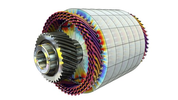 電機(jī)的電磁模擬。COMSOL (R) 6.1版本的新功能使分析電機(jī)的工作流程更快速且更準(zhǔn)確。
