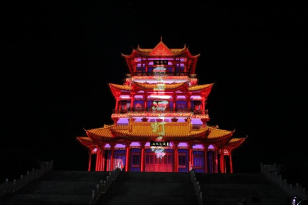 河曲臨隩公園3D光影秀，打造城市網(wǎng)紅新地標(biāo)