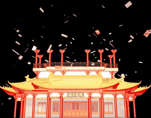 河曲臨隩公園3D光影秀，打造城市網(wǎng)紅新地標(biāo)