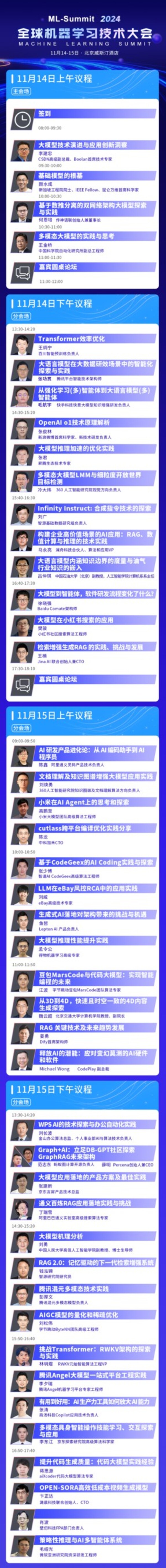 2024全球機器學(xué)習(xí)技術(shù)大會北京站全日程